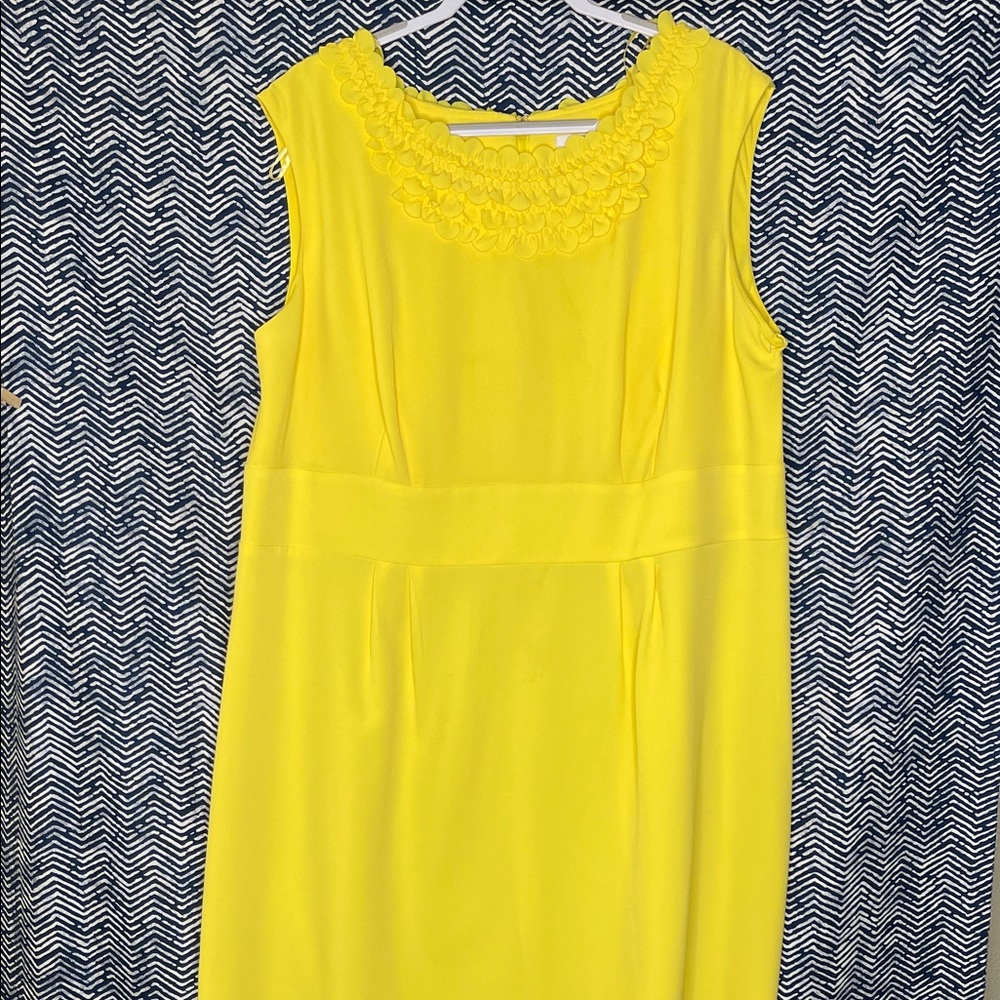Studio One Vibrant Yellow Midi Dress